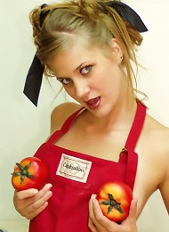 Allison can heat it up in kitchen