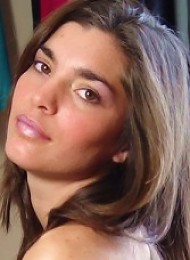 South American teen posing almost nude