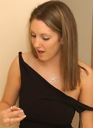 Massive american teen tits on this brunette student